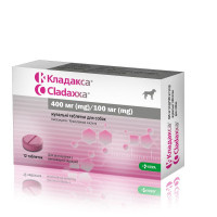 Жевательные таблетки KRKA Cladaxxa для собак и кошек, лечение инфекционных заболеваний бактериальной этиологии, 12 табл Жевательные таблетки KRKA Cladaxxa для собак и кошек, лечение инфекционных заболеваний бактериальной этиологии, 12 табл