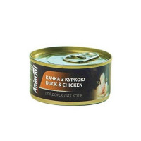 Консервы AnimAll для кошек, утка и курица, 80 г Консервы AnimAll для кошек, утка и курица, 80 г