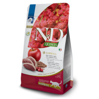 Сухой беззерновой корм Farmina N&D Quinoa Hairball ADULT, для кошек, для стимулирования изгнания волосяных комочков, c уткой, киноа, яблоко и клюква, 300 г Сухой беззерновой корм Farmina N&D Quinoa Hairball ADULT, для кошек, для стимулирования изгнания волосяных комочков, c уткой, киноа, яблоко и клюква, 300 г