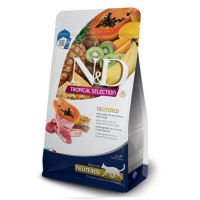 Сухой низкозерновой корм Farmina N&D TROPICAL SELECTION для стерилизованных взрослых кошек, с ягненком и тропическими фруктами, 10 кг