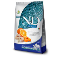 Беззерновой сухой корм Farmina N&D Grain Free OCEAN PUMPKIN для собак средних и больших пород, с треской и апельсином, 12 кг Беззерновой сухой корм Farmina N&D Grain Free OCEAN PUMPKIN для собак средних и больших пород, с треской и апельсином, 12 кг