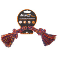 Игрушка AnimAll Fun канат-кость для собак, разноцветная, 23 см Игрушка AnimAll Fun канат-кость для собак, разноцветная, 23 см