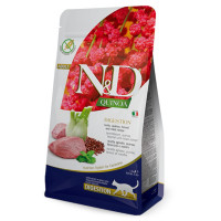 Сухий дієтичний корм Farmina N&D Quinoa Digestion для дорослих котів, у разі порушень травлення, ягня та кіноа, 300 г Сухий дієтичний корм Farmina N&D Quinoa Digestion для дорослих котів, у разі порушень травлення, ягня та кіноа, 300 г