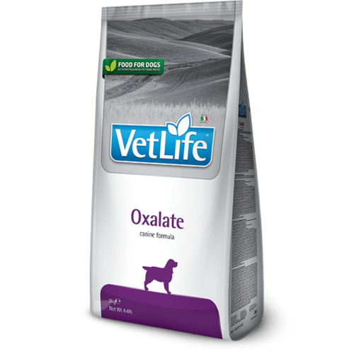 Сухой лечебный корм Farmina Vet Life Oxalate для собак, для сокращения образования оксалатных, уратных и цистиновых камней, 2 кг