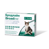 Капли Boehringer Ingelheim Broadline Спот-он против паразитов для кошек, L, 2.5-7.5 кг, цена за 1 аппликатор Капли Boehringer Ingelheim Broadline Спот-он против паразитов для кошек, L, 2.5-7.5 кг, цена за 1 аппликатор