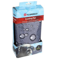 Коврик охлаждающий Flamingo Cooling Mat для животных, размер L, 90×50 см, серый Коврик охлаждающий Flamingo Cooling Mat для животных, размер L, 90×50 см, серый