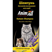 Шампунь AnimAll для кошек и котят всех пород, с ароматом лаванды, 250 мл Шампунь AnimAll для кошек и котят всех пород, с ароматом лаванды, 250 мл