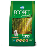 Сухий корм Farmina Ecopet Natural Puppy Mini для цуценят малих порід, з куркою, 2.5 кг Сухий корм Farmina Ecopet Natural Puppy Mini для цуценят малих порід, з куркою, 2.5 кг