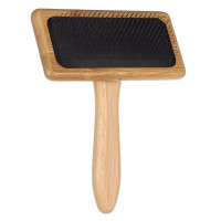 Щетка-пуходерка Flamingo Bamboo для собак, L, 16×12.2 см Щетка-пуходерка Flamingo Bamboo для собак, L, 16×12.2 см