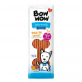 Лакомство для собак Bow wow протеиновые палочки говядина, птица, томаты и габруз, 22 см
