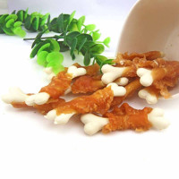 Лакомство Селянські Смаколики для собак, кальциевые косточки с курицей, 7 см, 500 г Лакомство Селянські Смаколики для собак, кальциевые косточки с курицей, 7 см, 500 г