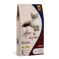 Повнораціонний сухий корм HowMeow Adult Cat Gurme для дорослих котів, ягня, курка, риба, 15 кг Повнораціонний сухий корм HowMeow Adult Cat Gurme для дорослих котів, ягня, курка, риба, 15 кг