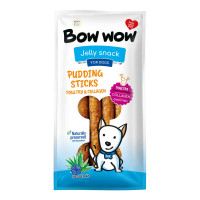 Ласощі Bow wow для собак, пудингові палички з птиці, колагену, юки та інуліну, 27-30 см, 6 шт Ласощі Bow wow для собак, пудингові палички з птиці, колагену, юки та інуліну, 27-30 см, 6 шт