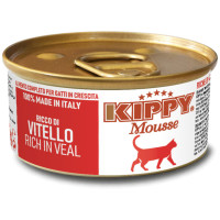 Влажный корм Kippy Mousse для взрослых кошек, мусс с телятиной, 85 г Влажный корм Kippy Mousse для взрослых кошек, мусс с телятиной, 85 г