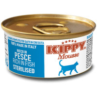 Влажный корм Kippy Mousse для стерилизованных кошек, мусс с рыбой, 85 г Влажный корм Kippy Mousse для стерилизованных кошек, мусс с рыбой, 85 г
