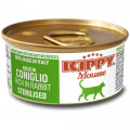 Влажный корм Kippy Mousse для стерилизованных кошек, мусс с крольчатиной, 85 г
