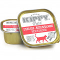Влажный корм Kippy для стерилизованных кошек, паштет с лососем, 90 г