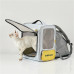 Рюкзак-переноска Petkit Breezy Zone Yellow/Grey для собак і котів, 35×27×43 см, сірий