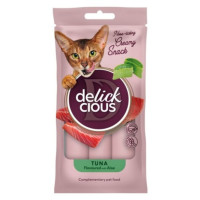 Лакомства Delickcious для кошек, кремовые с тунцом и алоэ, дополнительный корм, 0.12 кг Лакомства Delickcious для кошек, кремовые с тунцом и алоэ, дополнительный корм, 0.12 кг