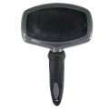Щётка Tatrapet Dog Salon для собак, односторонняя, с резиновой ручкой, 13.5×22 см
