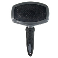 Щётка Tatrapet Dog Salon для собак, односторонняя, с резиновой ручкой, 13.5×22 см Щётка Tatrapet Dog Salon для собак, односторонняя, с резиновой ручкой, 13.5×22 см