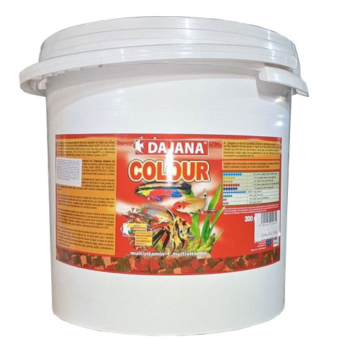 Специальный корм Dajana COLOUR FLAKES для рыб, в хлопьях, способствует естественной окраске, 18 л, 4 кг Специальный корм Dajana COLOUR FLAKES для рыб, в хлопьях, способствует естественной окраске, 18 л, 4 кг