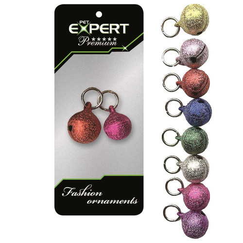 Подвеска Tatrapet Expert для собак, на ошейник, колокольчик, однотонный, 12 мм, 2 шт