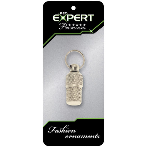 Підвіска Tatrapet Expert для собак, на комір, адресник в хромі, 3 см