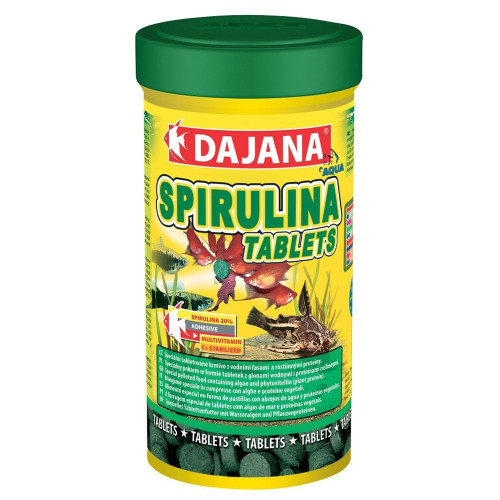 Корм Dajana SPIRULINA Tablets для всех рыб, со спирулиной, в таблетках, 100 мл, 50 г Корм Dajana SPIRULINA Tablets для всех рыб, со спирулиной, в таблетках, 100 мл, 50 г
