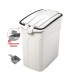 Контейнер для корму MPS ОТО FOOD CONTAINER M WHITE для собак та котів, M, 33 л, 26.5×42×46 см