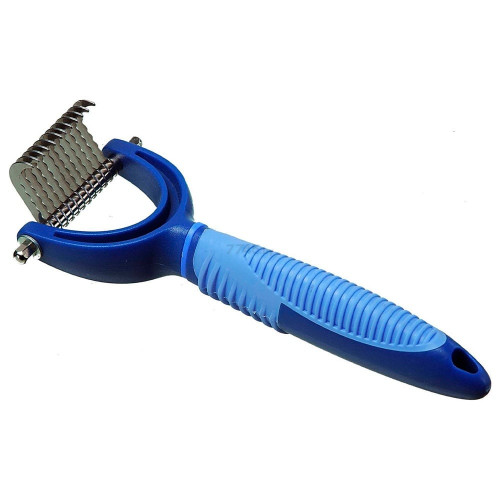 Колтунорез Camon Soft Grip для собак и котов, с 12 лезвиями, угловой, 1 шт