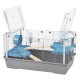 Клітка MPS EVA 22 GREY/СHROME для кролів та морських свинок, сіра, 79×45×42 см
