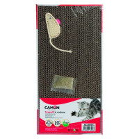 Когтеточка Camon Cardboard MAXI для котов, гофрокартон, с мышкой, 47×24 см Когтеточка Camon Cardboard MAXI для котов, гофрокартон, с мышкой, 47×24 см