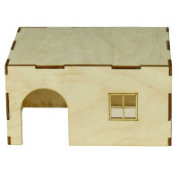 Домик Tatrapet для грызунов, деревянный, 17.5×13×9 см Домик Tatrapet для грызунов, деревянный, 17.5×13×9 см
