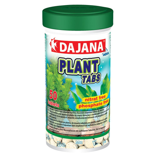 Добриво для рослин Dajana Plant tabs, для акваріумних рослин, 50 табл., 35 г Добриво для рослин Dajana Plant tabs, для акваріумних рослин, 50 табл., 35 г