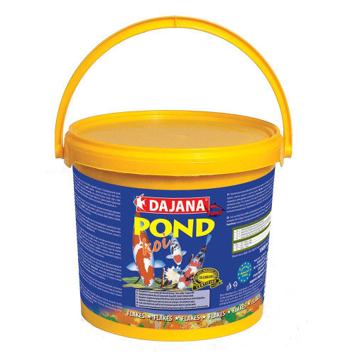 Корм Dajana Pond koi, для декоративных карпов и прудовых рыб, хлопья, 10 л, 1.5 кг Корм Dajana Pond koi, для декоративных карпов и прудовых рыб, хлопья, 10 л, 1.5 кг