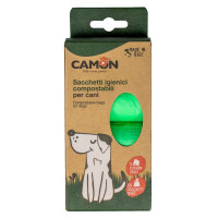 Пакети Camon для собачих фекалій, 4 шт×15 пак, біорозкладні