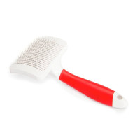Самоочисна пуходерка-скребок Camon Easy To Clean зі штифтами, з нержавіючої сталі, з пластиковим покриттям, 8.6×5.7 см, SM Самоочисна пуходерка-скребок Camon Easy To Clean зі штифтами, з нержавіючої сталі, з пластиковим покриттям, 8.6×5.7 см, SM