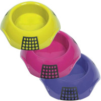 Миска MPS LUNA M WRUBB. MIX COLOR, пластикова, кольори в асортименті, 23.5 см, 0.6 л