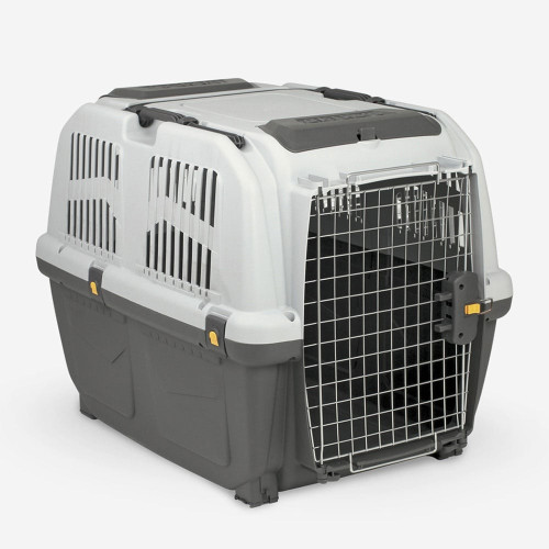 Переноска MPS SKUDO 4 IATA GREY для собак и кошек до 30 кг, серая, 68×48×51 см