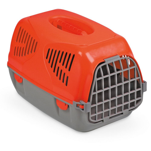 Переноска MPS SIRIO LITTLE RED для собак и кошек до 10 кг, красная, 50×33.5×31 см