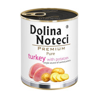 Консервы Dolina Noteci Premium Pure для собак с аллергией, с индейкой и картофелем, 800 г Консервы Dolina Noteci Premium Pure для собак с аллергией, с индейкой и картофелем, 800 г