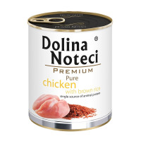 Консерви Dolina Noteci Premium Pure для собак з алергією, з куркою та коричневим рисом, 800 г Консерви Dolina Noteci Premium Pure для собак з алергією, з куркою та коричневим рисом, 800 г