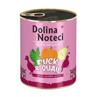 Консервы Dolina Noteci Superfood для собак, с уткой и перепелкой, 800 г Консервы Dolina Noteci Superfood для собак, с уткой и перепелкой, 800 г