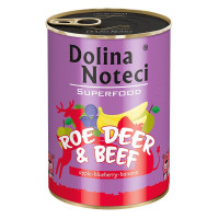Консервы Dolina Noteci Superfood для собак, с косулей и говядиной, 400 г Консервы Dolina Noteci Superfood для собак, с косулей и говядиной, 400 г