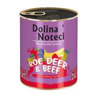 Консервы Dolina Noteci Superfood для собак, с косулей и говядиной, 800 г