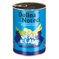 Консервы Dolina Noteci Superfood для собак, с телятиной и бараниной, 400 г Консервы Dolina Noteci Superfood для собак, с телятиной и бараниной, 400 г