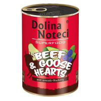 Консервы Dolina Noteci Superfood для собак, из говяжьих и гусиных сердец, 400 г Консервы Dolina Noteci Superfood для собак, из говяжьих и гусиных сердец, 400 г