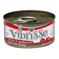 Конcерва VIBRISSE для котів, з тунцем та креветками, 140 г