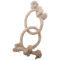 Іграшка Croci для собак ECO канат, грейфер, кільця, котон + сезаль, 16×32 см Іграшка Croci для собак ECO канат, грейфер, кільця, котон + сезаль, 16×32 см